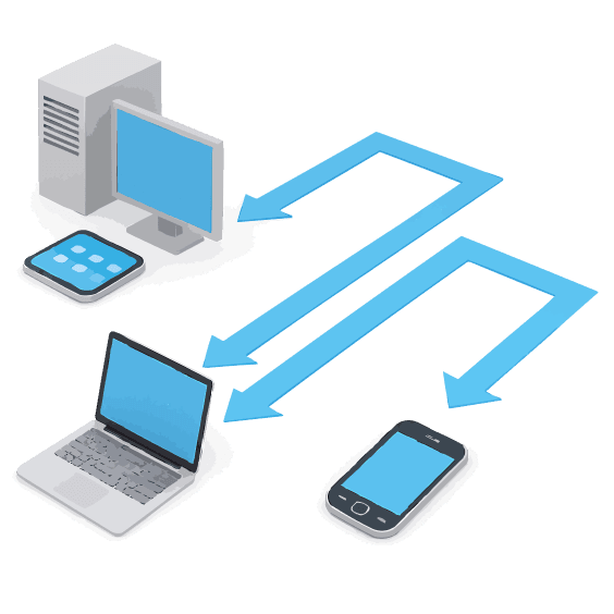 Local data transfer between devices